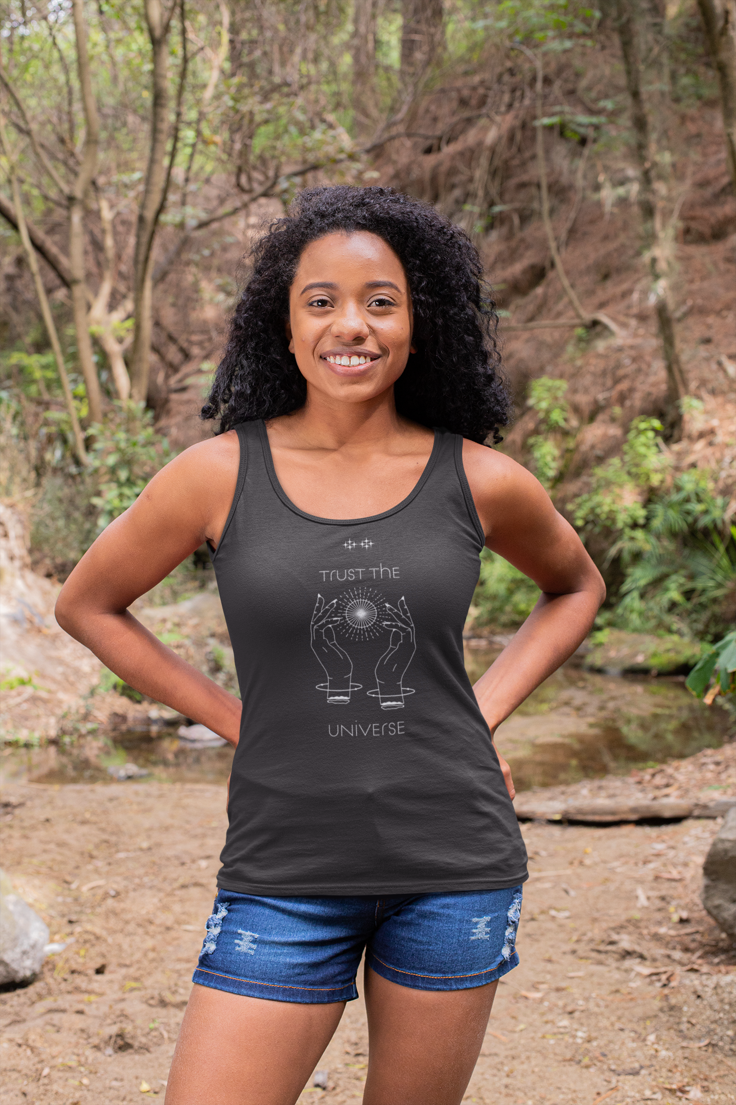Trust the Universe! Jersey inspirational tank