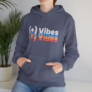 (+) VIBES!  Heavy Blend™ Hooded Sweatshirt