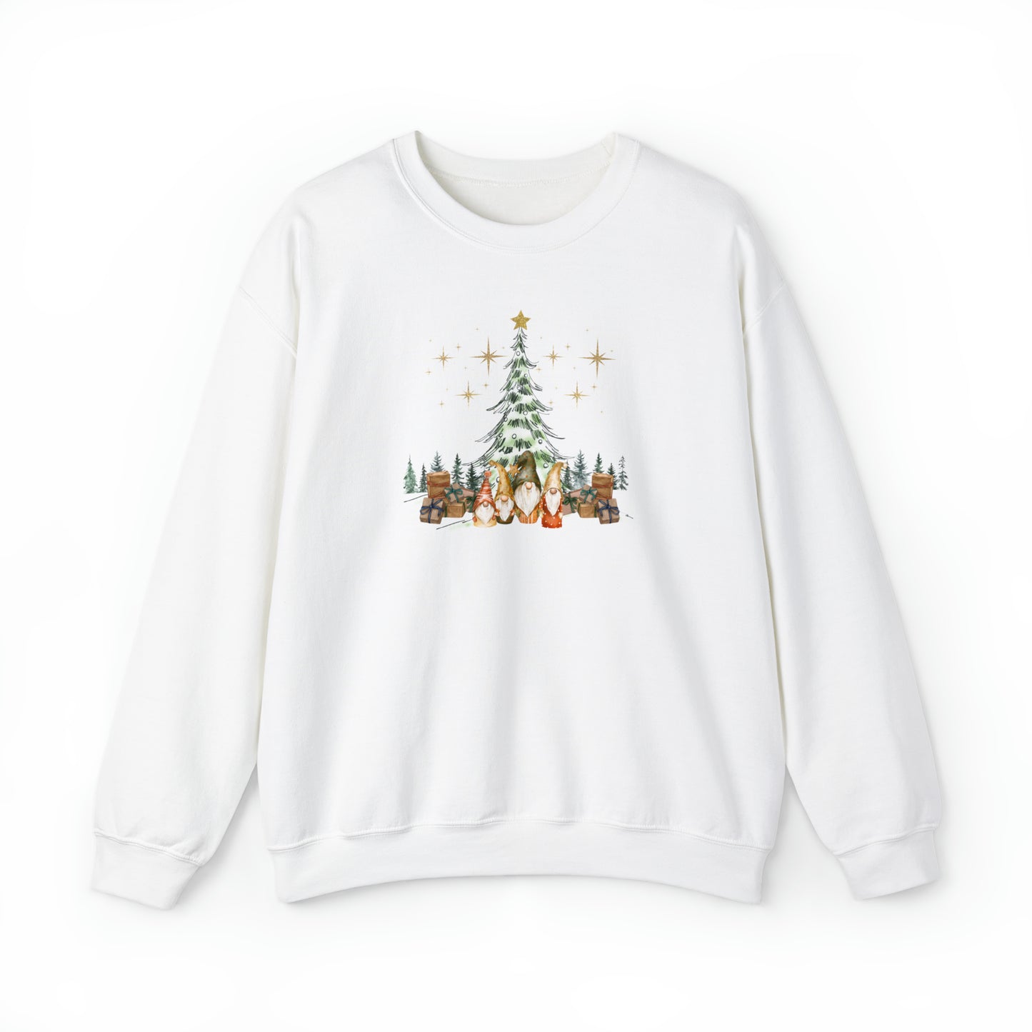 Christmas Gnome Merry Christmas Unisex Heavy Blend™ Crewneck Sweatshirt