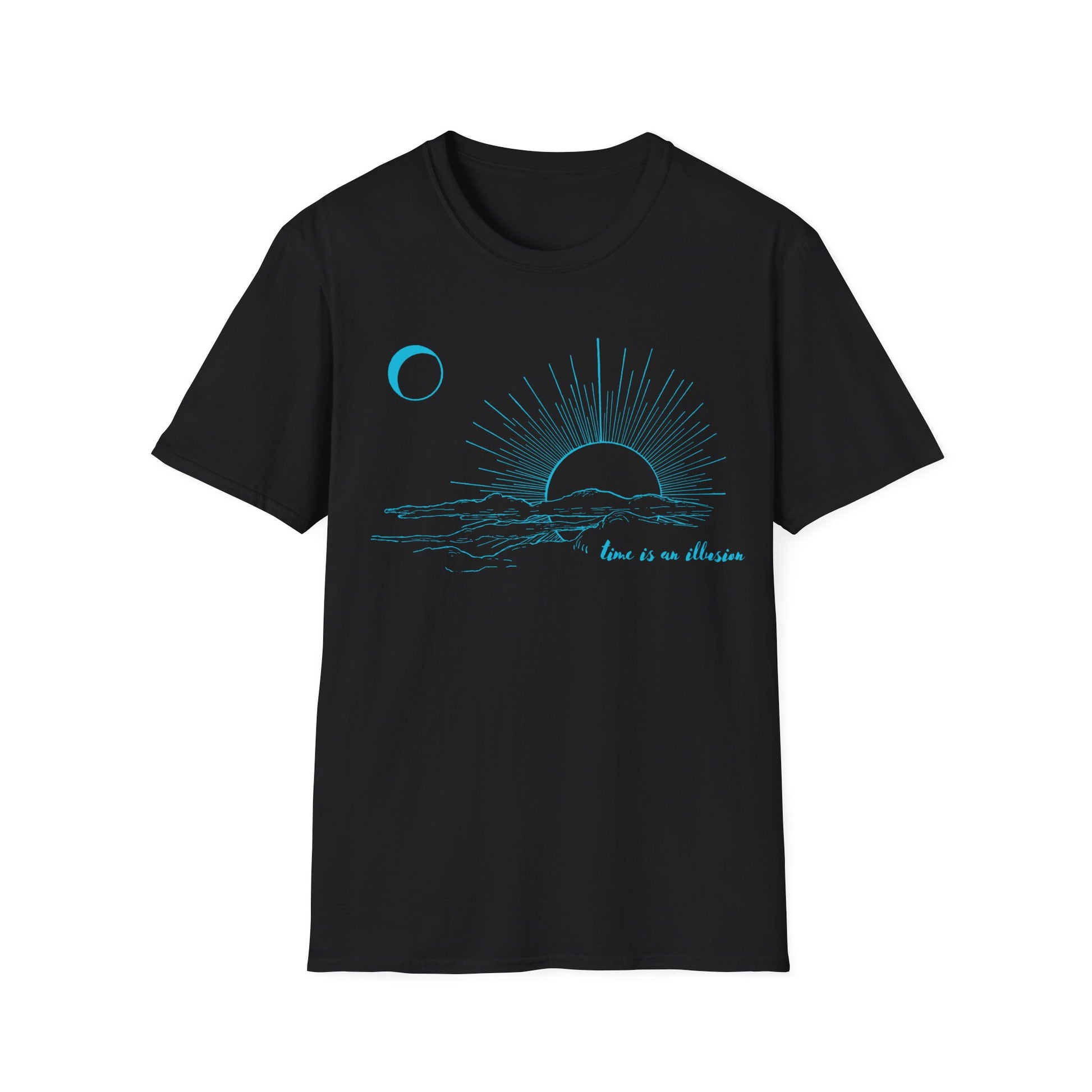 Time is an illusion. Inspirational tee. 100% soft cotton
