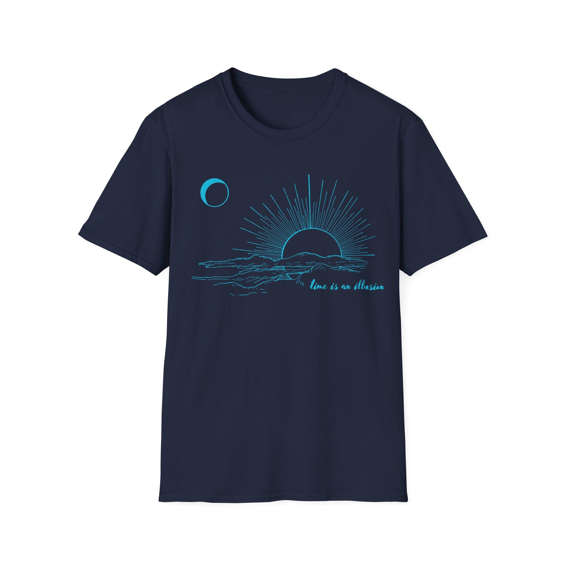 Time is an illusion. Inspirational tee. 100% soft cotton