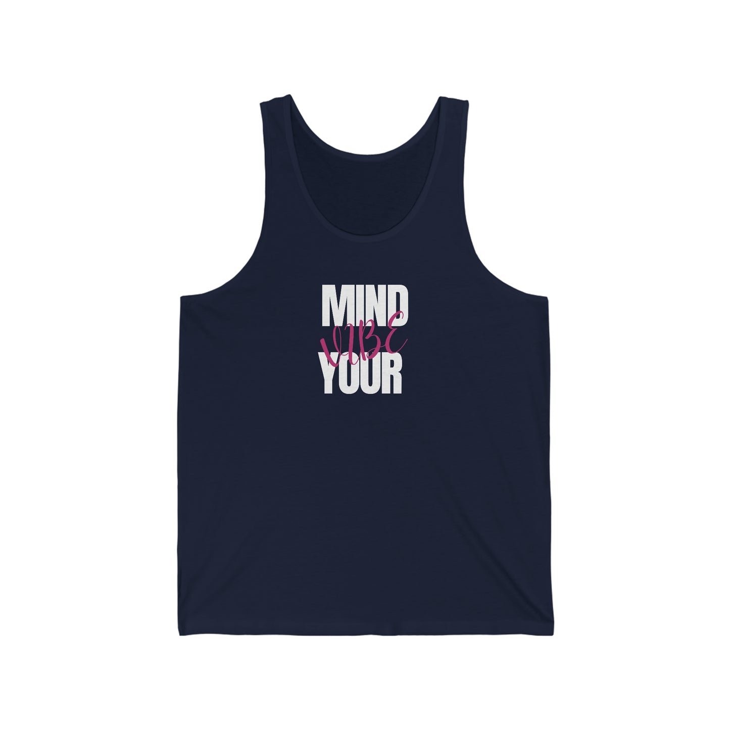 Mind Your Vibe! Jersey Tank