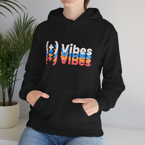 (+) VIBES!  Heavy Blend™ Hooded Sweatshirt