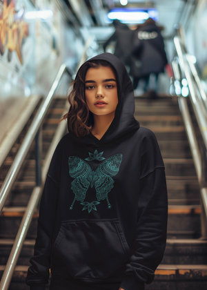 Butterfly Mandala transformation hoodie