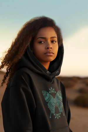 Butterfly Mandala transformation hoodie