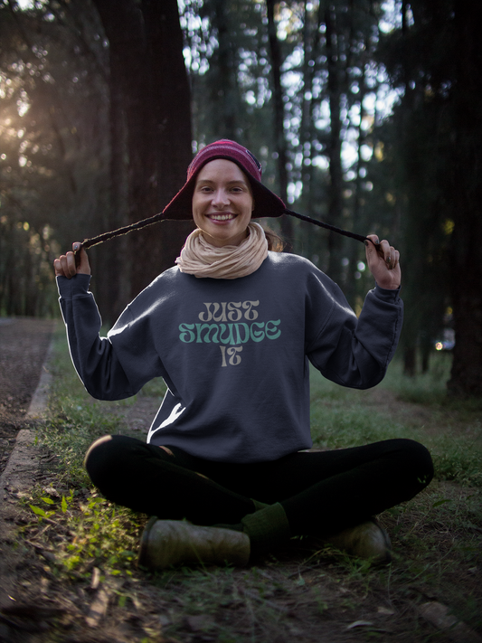 Just Smudge it! Soft crew neck sweatshirt