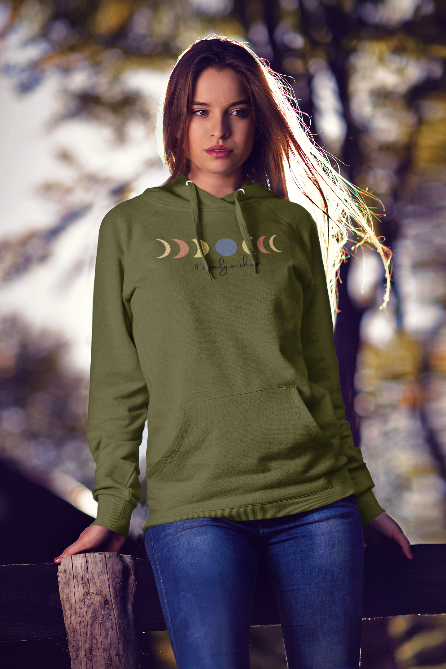Its only a phase! Heavy Blend Hooded Sweatshirt