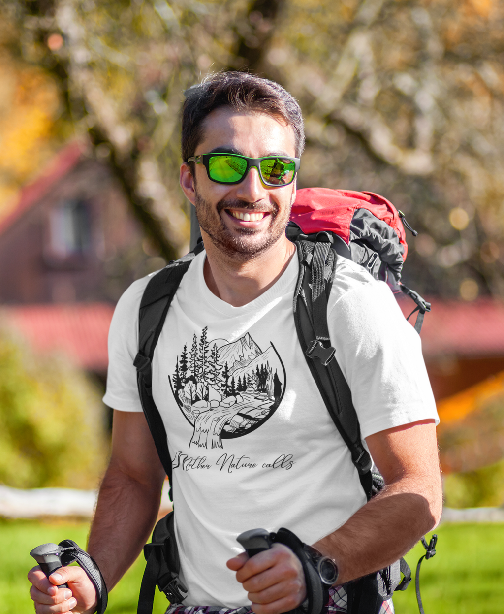 Mother Nature Calls! Inspirational Jersey Short Sleeve Tee