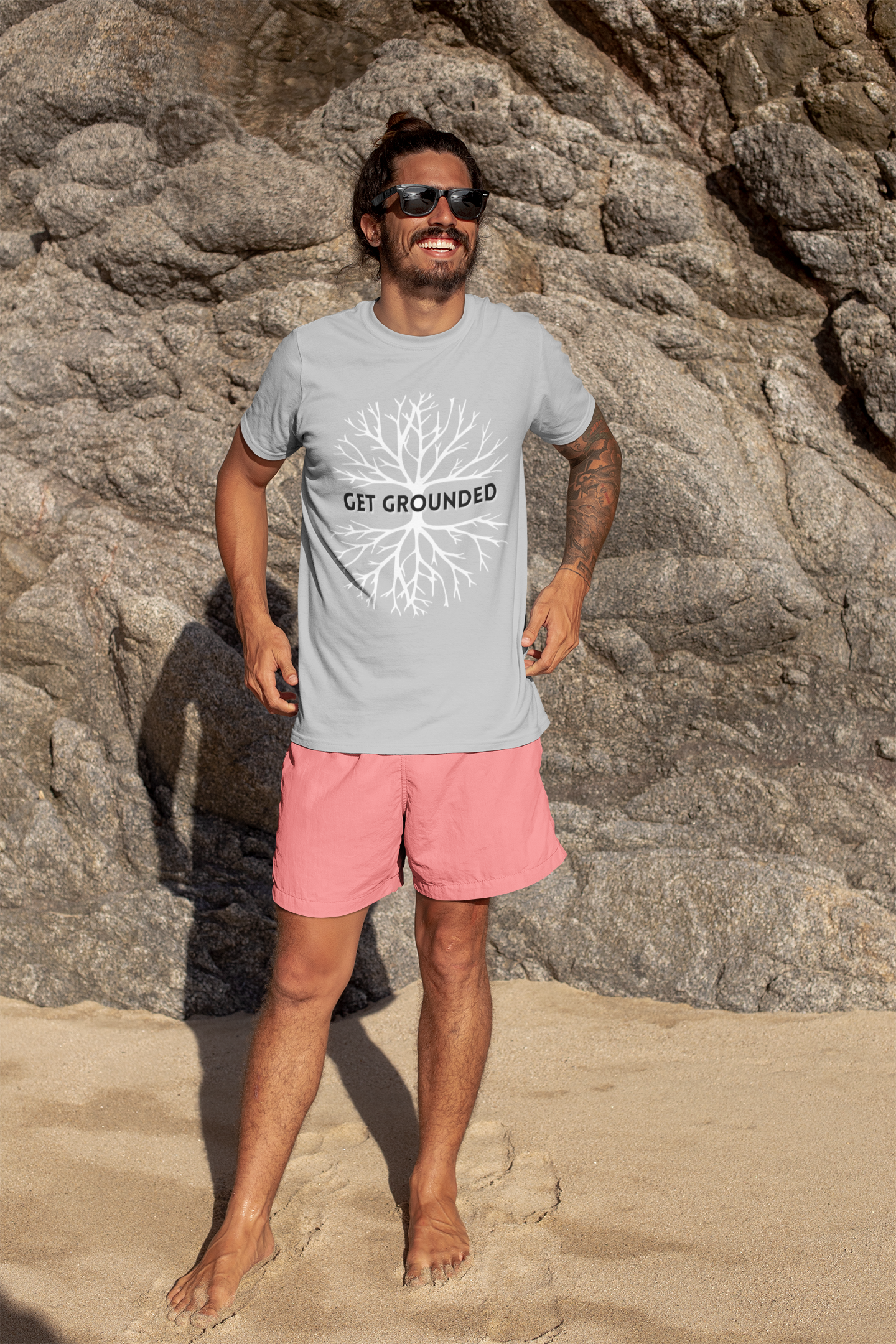 Get Grounded!  Inspirational tee. 100% soft cotton