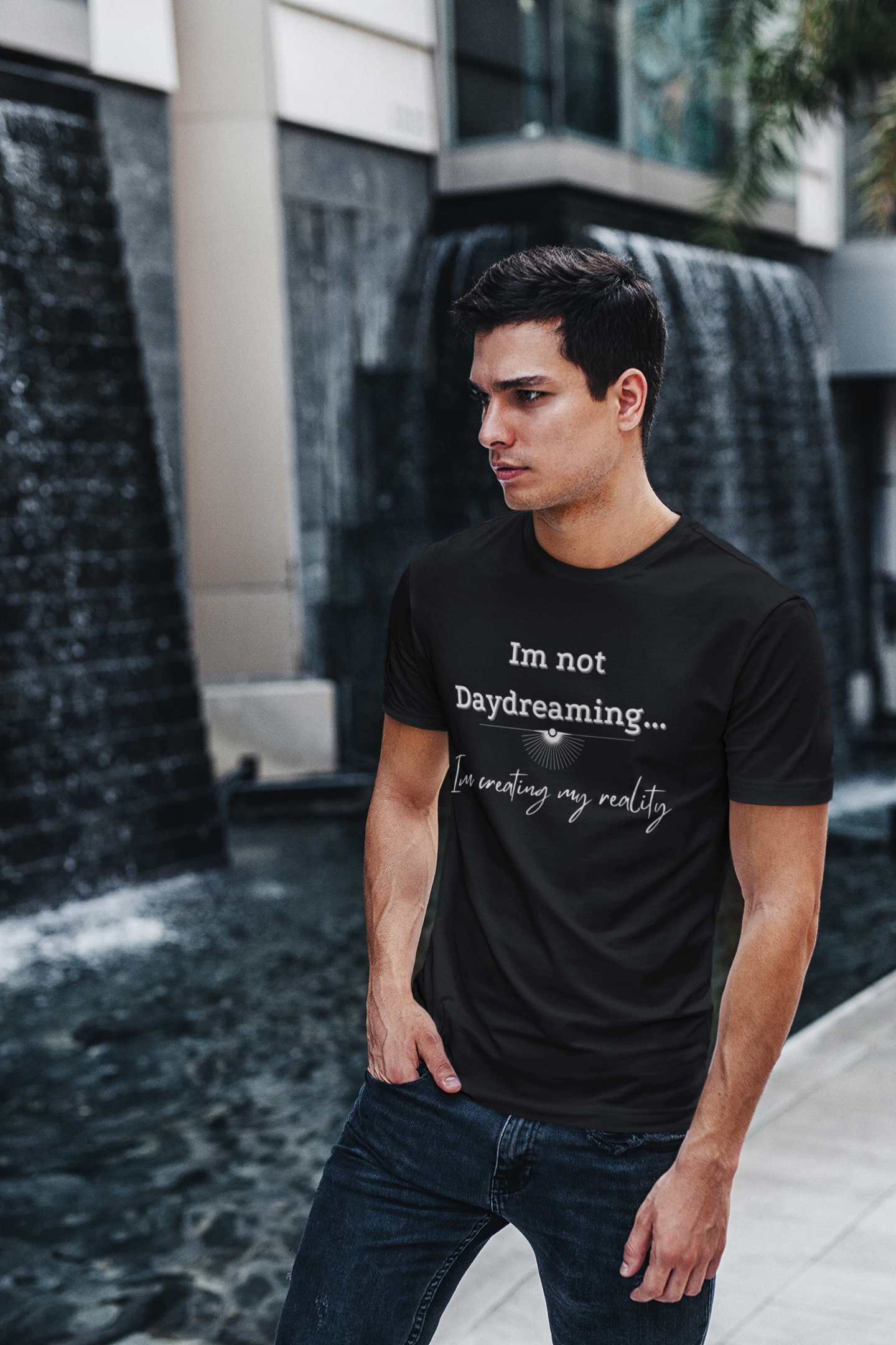 I'm not daydreaming I'm creating my reality! Inspirational jersey t shirt.