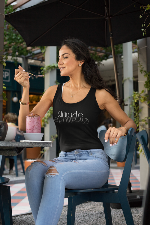 Attitude gratitude Jersey Tank